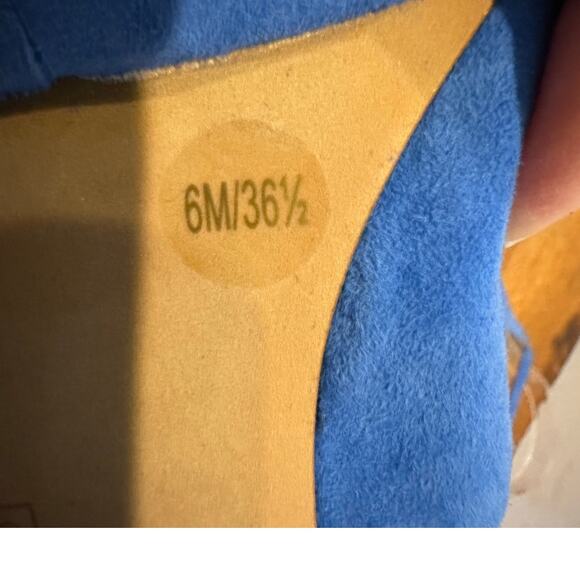 Vince Camuto Corlesta Suede Platform Sandals – Blue | Women’s Size 6 Bold Style - Picture 10 of 10